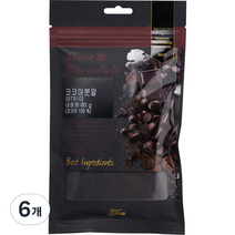 브레드가든 블랙 코코아 파우더, 80g, 6개