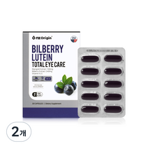 엔젯오리진 빌베리 루테인 토탈 아이케어, 30캡슐, 2개, 30정