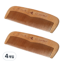 세븐스타 나무빗 LC4, 우드, 4개입