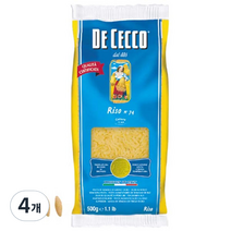 데체코 리소 파스타, 500g, 4개