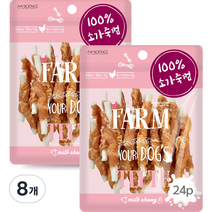팜레시피 반려견 스틱 츄잉껌 10g x 24p, 8개, 치킨
