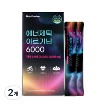 뉴트리가든 에너제틱 아르기닌 6000 15p, 15포, 300g, 2개