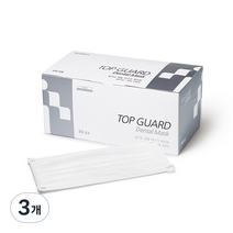 탑가드 덴탈마스크 화이트, 50개입, 3개