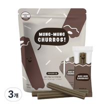 멍냥빌리지 강아지 멍멍츄러스 개껌 160g, 3개, 피부 앤 장
