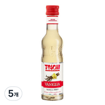 토스키 바닐라 시럽, 250ml, 5개