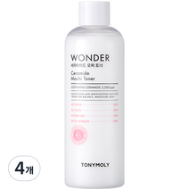 토니모리 원더 세라마이드 모찌 토너, 500ml, 4개