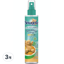 스너글 포근한 섬유탈취제 스파클링 시트러스 본품, 150ml, 3개, 시트러스/자몽향