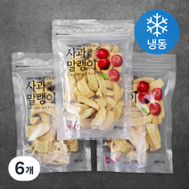 담과연 사과말랭이 (냉동), 130g, 6개
