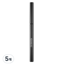 우드버리 크리미젤 수퍼슬림 오토아이라이너, Black, 5개
