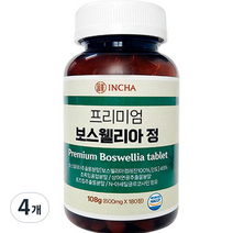 인차 프리미엄 보스웰리아 정 108g, 4개, 180정