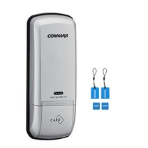 COMMAX 카드키형 도어록 보조키, CDL-415S(실버)