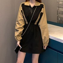 MA 캐주얼 집업스타일 원피스