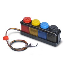 원더잉크S DIY HP2130 HP2131 HP2132 HP63 확장형 무한공급기 호환 리필잉크 500ml, 혼합 색상, 1개