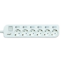 번개표 뉴 개별 멀티탭 6구 WI-MC31665, 3m, 1개