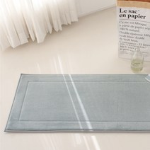 바이빔 메모리폼 롱 주방매트, 그레이