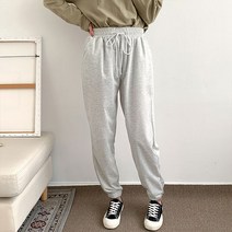 헤이진 여성용 데일리 트레이닝 밴딩 조거팬츠