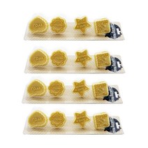 푸쉬 비스켓커터 4종 세트, 혼합색상, 4세트