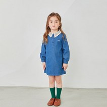 토토헤로스 여아용 TH 모모 데님 원피스