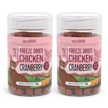 펫츠몬 고양이 동결건조 닭가슴살 큐브 50g, 신장건강, 2개