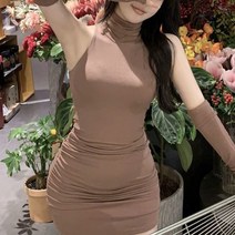 데이소이 홀룩 홀터넥 나시 워머 원피스