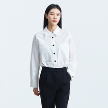 미쏘 여성용 아웃포켓 루즈핏 셔츠