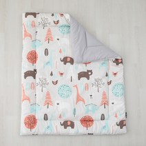 보떼하우스 통째로 빨아 쓰는 95도 모달 낮잠차렵이불, 주주파크브라운