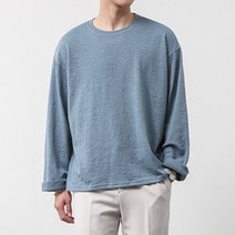 단군 남성용 데일리 스판 솔리드 긴팔 티