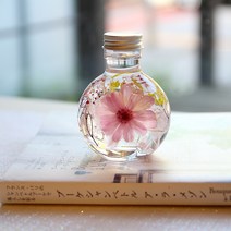 더봄 하바리움 프리저브드플라워 무드등, 지니아(핑크)