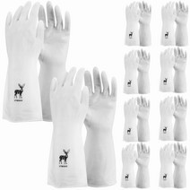 베로나 라텍스 니트릴 고무장갑 M, 화이트, 10개, 중(M)