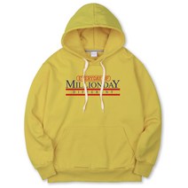 밀리언데이 디퍼런트 오버핏 쮸리 기모 후드티