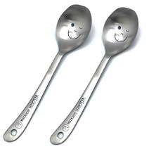 윙커 스텐 각진 요리스푼 소, 혼합색상, 2개