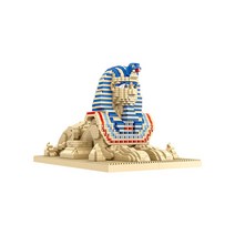 LEZI 스핑크스 대형 나노블럭 LZ8195, 혼합색상
