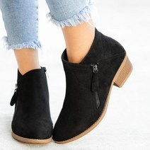 헤스티아 슬립 지퍼 스릿 부츠