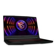 MSI 2023 GF63 씬 12VE 15.6, 블랙, 코어i7, 512GB, 8GB, Free DOS, MS-16R