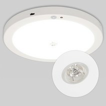 LED 포인트 원형 센서등 15W, 화이트 주광색