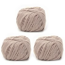 헤라 코튼 뜨개실 3p, 24 오트