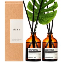 부케가르니 나드 보타니컬 아로마 디퓨저 100ml x 2p + 몬스테라, 블랙체리, 1개
