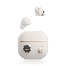 브리츠 AcousticBuds1 레트로 노이즈 캔슬링 블루투스 이어폰, 아이보리