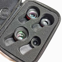 셀디 SLR 스마트폰 렌즈 5종   전용 하드케이스 세트, 혼합색상, 1세트