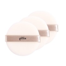 엘리식스 프리미엄 후로킹 쿠션 퍼프, 3개