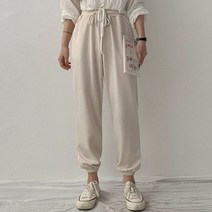 여성용 예쁘진 소프트조거트레이닝팬츠