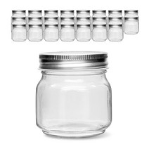 미르코리아 유리병 + 클래식 미르 자 철캡 실버 세트, 24세트, 250ml