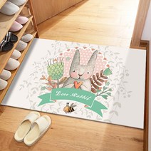 더플로우 만화 그리고 사랑 캐릭터 주방 욕실 발매트, 07