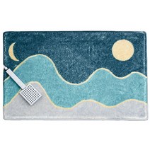 북유럽 스타일 논슬립 고급 건식 욕조 욕실 매트, 밤