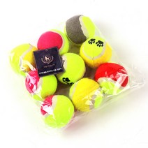 펫코노미 강아지 테니스공 삑삑이 장난감 6.5cm, 3개