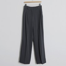 프롬미스 여성용 컴포트 투주름 와이드 슬랙스 평균