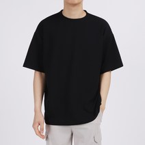 다꾸앙 남성용 링클프리 엠보 반팔 티셔츠 F04K7_tc4993