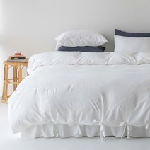 스코홈 피그먼트 워싱 리본 이불커버 + 베개커버 2p 세트