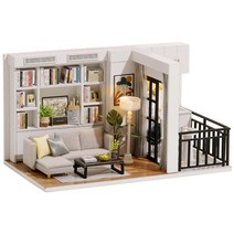 아이엠미니 미니어처하우스 발코니룸 + 도구 + 케이스 DIY 세트