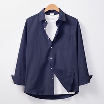 레이먼 남성용 페펄 오픈카라 데일리 셔츠